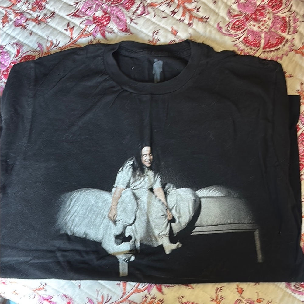 Billie Eilish Black Graphic T-Shirt